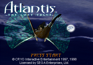 Atlantis - The Lost Tales Title Screen
